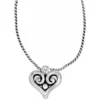 Alcazar Heart Badge Clip Necklace -Cheap Gleamy Adorn Store alcazar heart badge clip necklace silver 0 063433c4 d599 4ba7 90bd 18cff2ac17ff