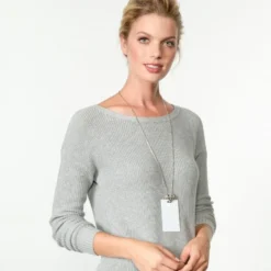 Alcazar Heart Badge Clip Necklace -Cheap Gleamy Adorn Store alcazar heart badge clip necklace silver 3 089f7485 5944 40e6 8dc2 6a5537db4e62