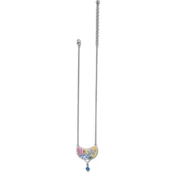 Blossom Hill Garden Drop Necklace -Cheap Gleamy Adorn Store blossom hill garden drop necklace silver multi 2