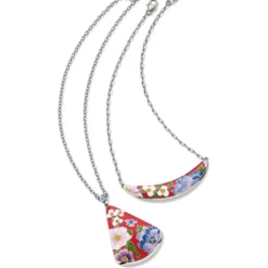 Blossom Hill Rouge Collar Necklace -Cheap Gleamy Adorn Store blossom hill rouge collar necklace red multi 3