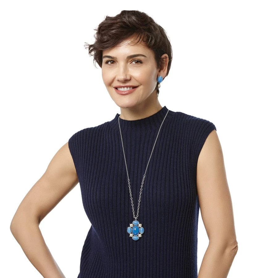 Blue Moon Pendant Long Necklace 7 Blue Moon Pendant Long Necklace - Image 5