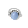Blue Moon Ring -Cheap Gleamy Adorn Store blue moon ring silver blue 0