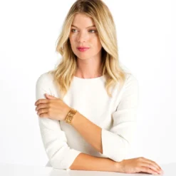 Christo Moscow Narrow Cuff Bracelet -Cheap Gleamy Adorn Store christo moscow narrow cuff bracelet gold 2