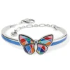 Colormix Butterfly Bar Bracelet 1 Colormix Butterfly Bar Bracelet -Cheap Gleamy Adorn Store colormix butterfly bar bracelet silver multi 0