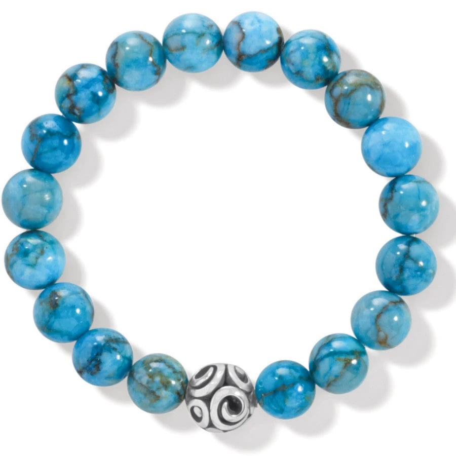 Contempo Chroma Turquoise Stretch Bracelet 3 Contempo Chroma Turquoise Stretch Bracelet