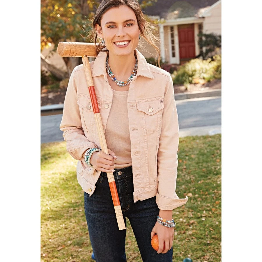 Contempo Chroma Turquoise Stretch Bracelet 5 Contempo Chroma Turquoise Stretch Bracelet - Image 3