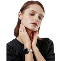 Contempo Linx Watch Band -Cheap Gleamy Adorn Store contempo linx watch band silver 4