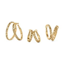 Contempo Small Hoop Earrings -Cheap Gleamy Adorn Store contempo small hoop earrings gold 1