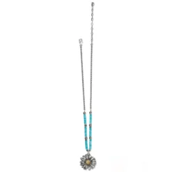 Daisy Dee Turquoise Necklace -Cheap Gleamy Adorn Store daisy dee turquoise necklace silver turquoise 2