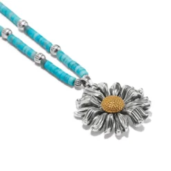Daisy Dee Turquoise Necklace -Cheap Gleamy Adorn Store daisy dee turquoise necklace silver turquoise 3
