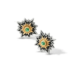 Dynasty Sol Post Earrings 12 Dynasty Sol Post Earrings -Cheap Gleamy Adorn Store dynasty sol post earrings silver emerald 0