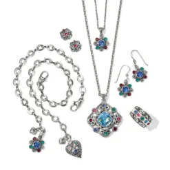 Elora Gems Ring -Cheap Gleamy Adorn Store elora gems ring silver multi 2