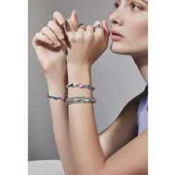 Elora Gems Ring -Cheap Gleamy Adorn Store elora gems ring silver multi 3