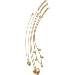 Esprit Heart Station Necklace -Cheap Gleamy Adorn Store esprit heart station necklace gold 3