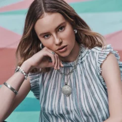 Essex Convertible Necklace -Cheap Gleamy Adorn Store essex convertible necklace silver 4