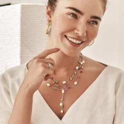 Eye Candy Pearl Long Necklace 12 Eye Candy Pearl Long Necklace -Cheap Gleamy Adorn Store eye candy pearl long necklace silver pearl 4