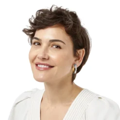 Ferrara Entrata Small Hoop Earrings -Cheap Gleamy Adorn Store ferrara entrata small hoop earrings silver gold 3