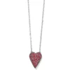 Glisten Heart Petite Necklace 2 Glisten Heart Petite Necklace -Cheap Gleamy Adorn Store glisten heart petite necklace silver red 0