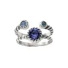 Halo Duo Ring -Cheap Gleamy Adorn Store halo duo ring silver tanzanite 0 1b7088f4 d713 45ac 8106 9f51c8c3e18c