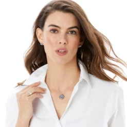 Halo Eclipse Petite Necklace 9 Halo Eclipse Petite Necklace -Cheap Gleamy Adorn Store halo eclipse petite necklace silver blue 3 9fa51a4b f463 45b2 a5b6 e161d9b594e2