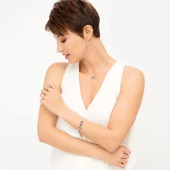 Halo French Wire Earrings -Cheap Gleamy Adorn Store halo french wire earrings silver tanzanite 3