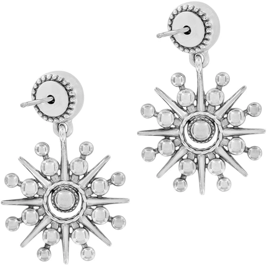 Halo Ice Post Drop Earrings 4 Halo Ice Post Drop Earrings - Image 2