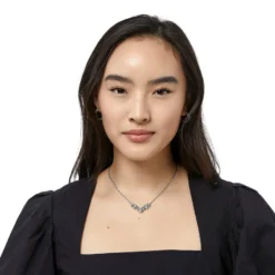 Infinity Sparkle Necklace -Cheap Gleamy Adorn Store infinity sparkle necklace silver 4