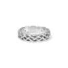 Interlok Braid Band Ring -Cheap Gleamy Adorn Store interlok braid band ring silver 0