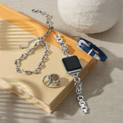 Interlok Harmony Watch Band -Cheap Gleamy Adorn Store interlok harmony watch band silver 2