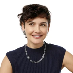 Interlok Knot Link Necklace -Cheap Gleamy Adorn Store interlok knot link necklace silver 3