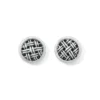 Interlok Loom Post Earrings -Cheap Gleamy Adorn Store interlok loom post earrings silver 0