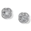 Interlok Shine Post Earrings -Cheap Gleamy Adorn Store interlok shine post earrings silver 0