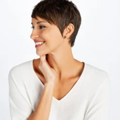 Iris Stud Earrings 37 Iris Stud Earrings -Cheap Gleamy Adorn Store iris stud earrings silver pink 1