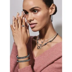 Meridian Eclipse Large Hoop Earrings -Cheap Gleamy Adorn Store meridian eclipse large hoop earrings black 2 d9713b87 0d5f 4b72 9b40 1a7a084dea66