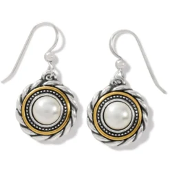 Meridian Golden Pearl French Wire Earrings