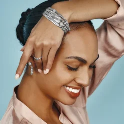 Meridian Love Petite Stretch Bracelet -Cheap Gleamy Adorn Store meridian love petite stretch bracelet silver 3