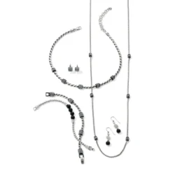 Meridian Necklace -Cheap Gleamy Adorn Store meridian necklace black silver 2 cf70533f 154f 4869 8c29 f8756493ec72