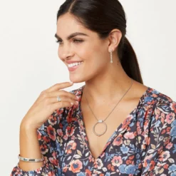 Meridian Petite Station Bangle -Cheap Gleamy Adorn Store meridian petite station bangle silver 2 934ea8d9 c21a 4bf2 a1e9 864e79d82fc2