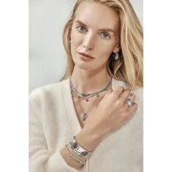 Mingle Adore Petite Heart Necklace -Cheap Gleamy Adorn Store mingle adore petite heart necklace silver 2