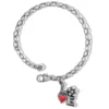 Mod Love Bracelet -Cheap Gleamy Adorn Store mod love bracelet silver red 0