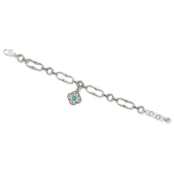 Mosaic Link Bracelet -Cheap Gleamy Adorn Store mosaic link bracelet silver turquoise 1