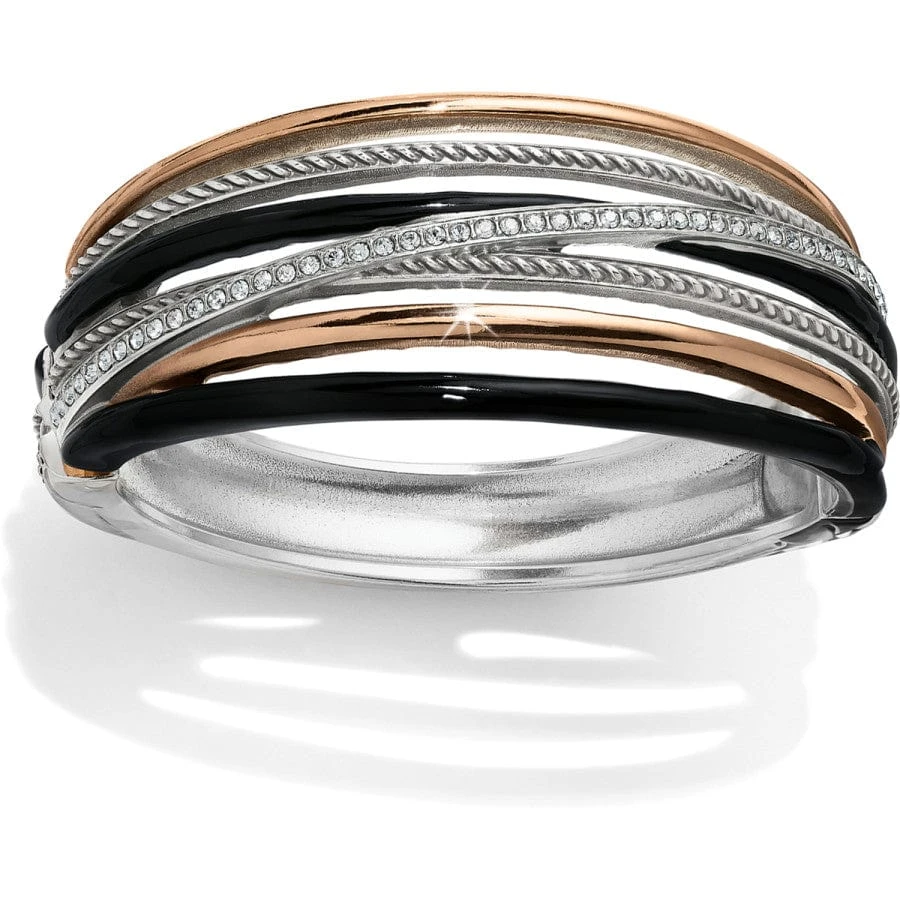 Neptune's Rings Black Hinged Bangle 3 Neptune's Rings Black Hinged Bangle
