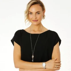 Neptune's Rings Key Necklace -Cheap Gleamy Adorn Store neptune s rings key necklace silver gold 3 04b190ab a56d 4691 9996 3f730af5718b