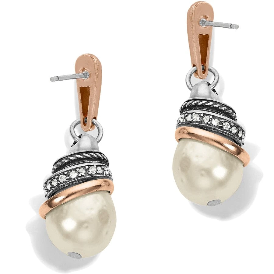 Neptune's Rings Pearl Teardrop Earrings 4 Neptune's Rings Pearl Teardrop Earrings - Image 2