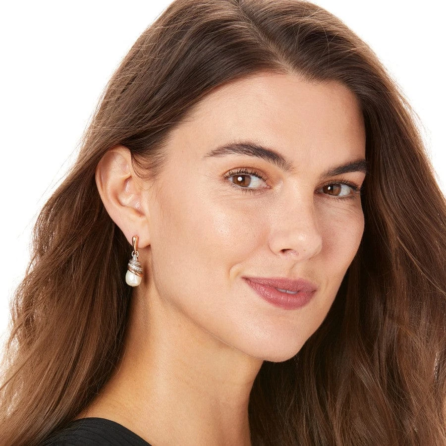 Neptune's Rings Pearl Teardrop Earrings 5 Neptune's Rings Pearl Teardrop Earrings - Image 3