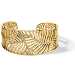 Palmetto Cuff Bracelet -Cheap Gleamy Adorn Store palmetto cuff bracelet gold 0