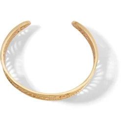 Palmetto Cuff Bracelet -Cheap Gleamy Adorn Store palmetto cuff bracelet gold 1