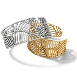 Palmetto Cuff Bracelet -Cheap Gleamy Adorn Store palmetto cuff bracelet silver 3