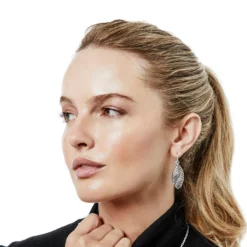 Palmetto French Wire Earrings -Cheap Gleamy Adorn Store palmetto french wire earrings silver 1