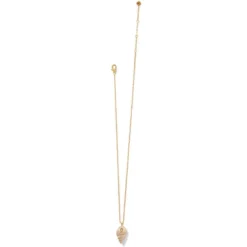 Paradise Cove Spiral Shell Necklace -Cheap Gleamy Adorn Store paradise cove spiral shell necklace gold 1